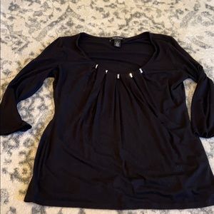 WHBM BLACK TEE